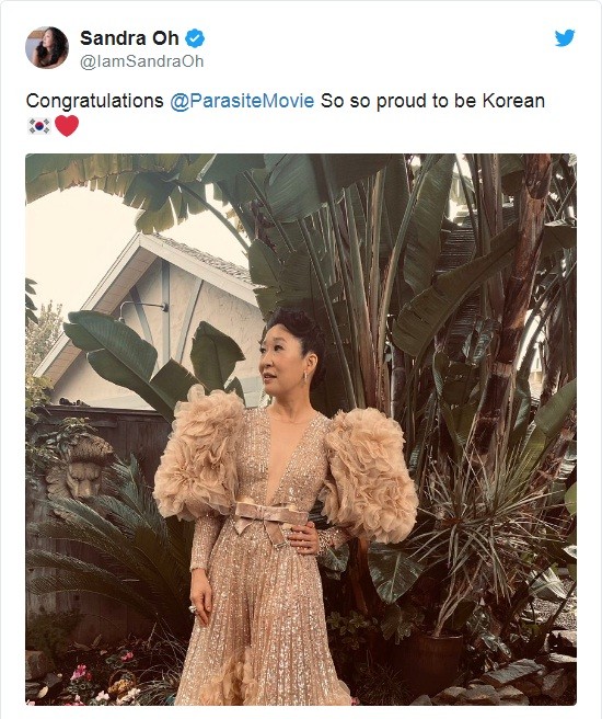 Tổng thống Hàn Quốc 'đăng đàn' chúc mừng ‘Parasite’ thắng Oscar 2020 - ảnh 2