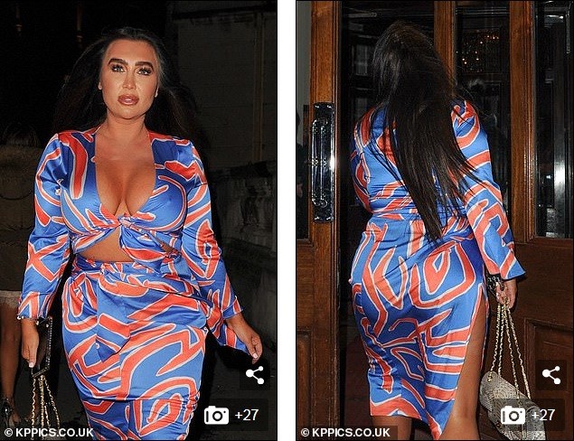 Diện mốt ‘không nội y’, Lauren Goodger suýt hớ hênh vì trời gió bão - ảnh 3
