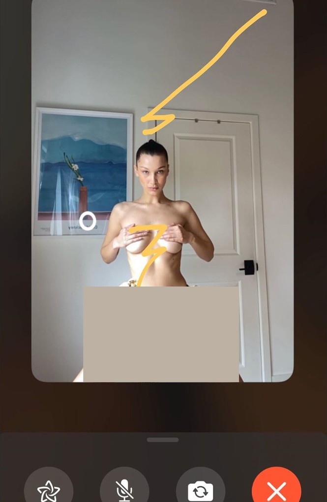 Bella Hadid chụp ảnh khỏa thân táo bạo, tiết lộ cách làm việc tại nhà mùa dịch - ảnh 5
