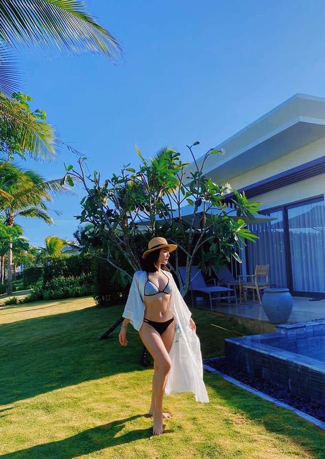 Tung ảnh bikini ‘bỏng mắt’, ca sĩ Phương Linh vẫn than thở vì tăng số đo - ảnh 5