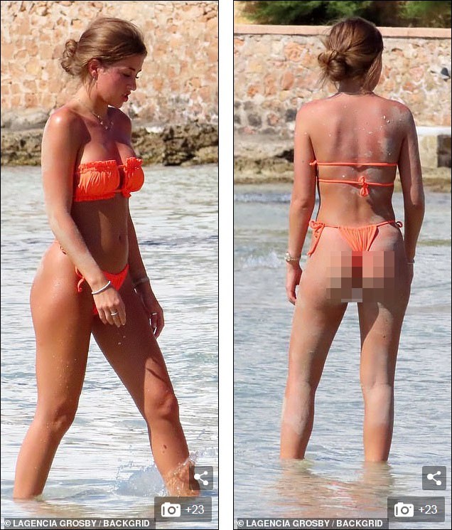 ‘Đọ dáng’ cùng Georgia Steel, Francesca Allen lộ thân hình đẫy đà với bikini bé xíu - ảnh 10