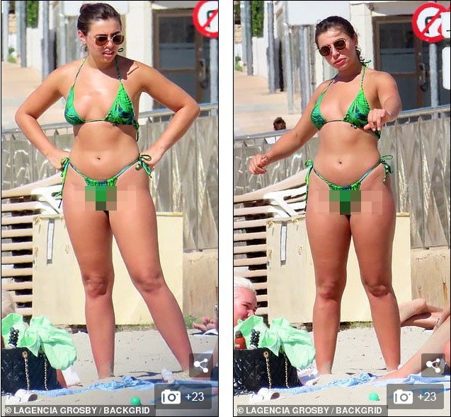 ‘Đọ dáng’ cùng Georgia Steel, Francesca Allen lộ thân hình đẫy đà với bikini bé xíu - ảnh 8