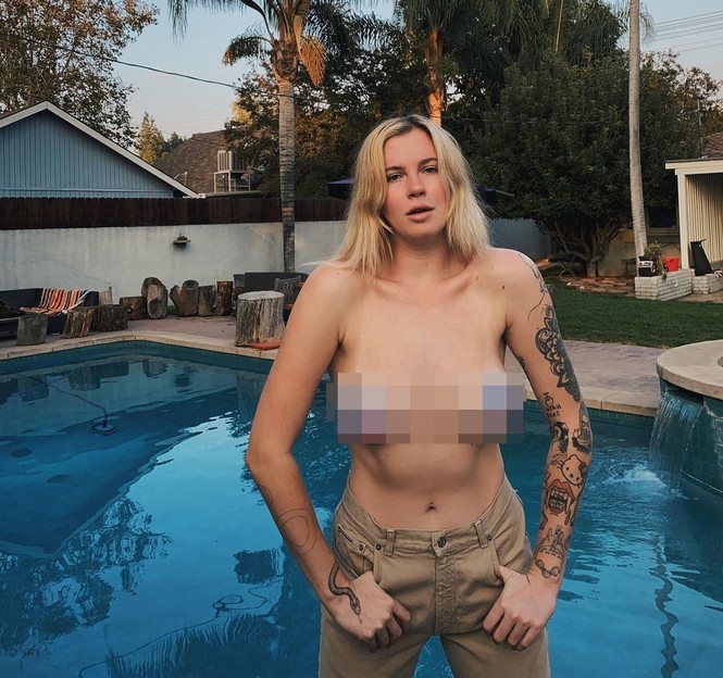 Ireland Baldwin bị ‘ném đá’ vì bán khỏa thân kêu gọi bầu cử - ảnh 1