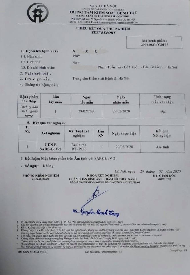 Ca đột tử ở quận Bắc Từ Liêm, Hà Nội: Loại trừ tử vong do Covid -19 - ảnh 1