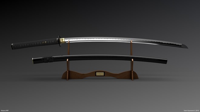 Katana - vũ khí nổi bật nhất của các Samurai thường được đeo như thế nào?