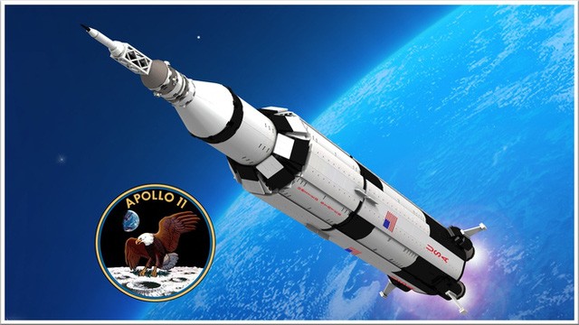 Tàu không gian Apollo được phóng lên từ đảo nào ở Mỹ?