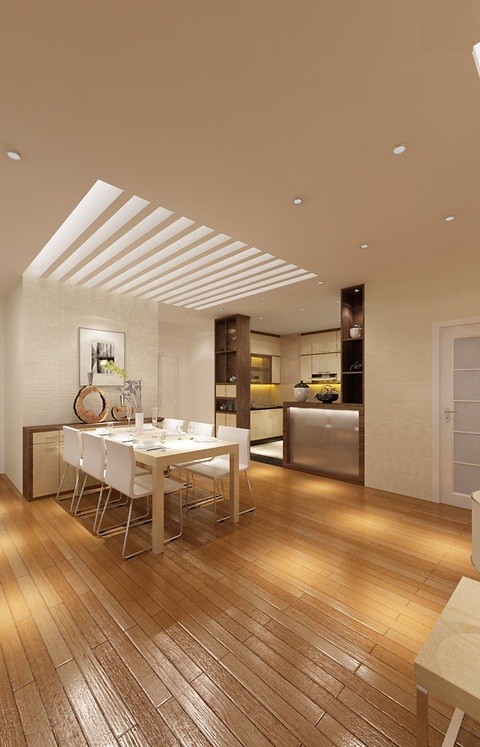 Nội thất chung cư 104m2 với vách ngăn đa năng - ảnh 4