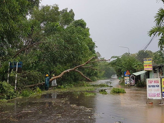 Quảng Nam: Đường ngập, nhiều nhà dân bị tốc mái - ảnh 1