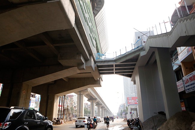 Nhà ga đầu tiên tuyến đường sắt Cát Linh - Hà Đông sắp hoàn thành - ảnh 20
