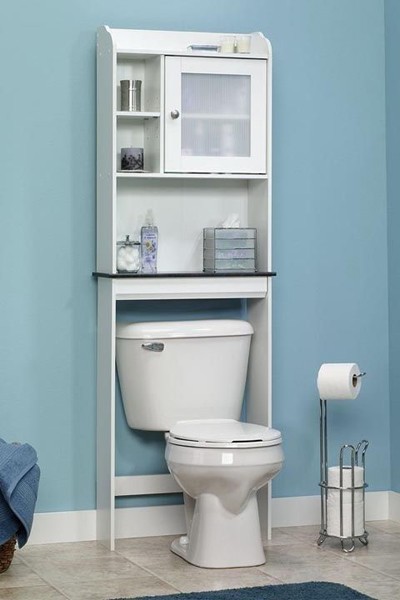 Các mẹo giúp nhà tắm siêu nhỏ vẫn chứa được nhiều đồ - ảnh 1