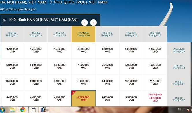 Bay Hà Nội đi Phú Quốc, Nha Trang mất đứt 6-8 triệu dịp 30/4 - ảnh 1