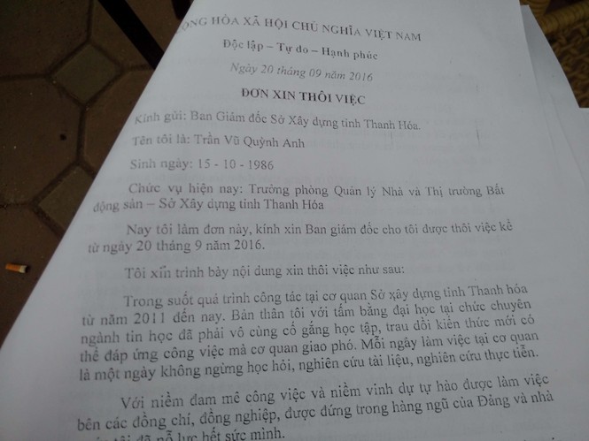 Bà Quỳnh Anh xin thôi việc vì bị “bôi nhọ danh dự“ - ảnh 1