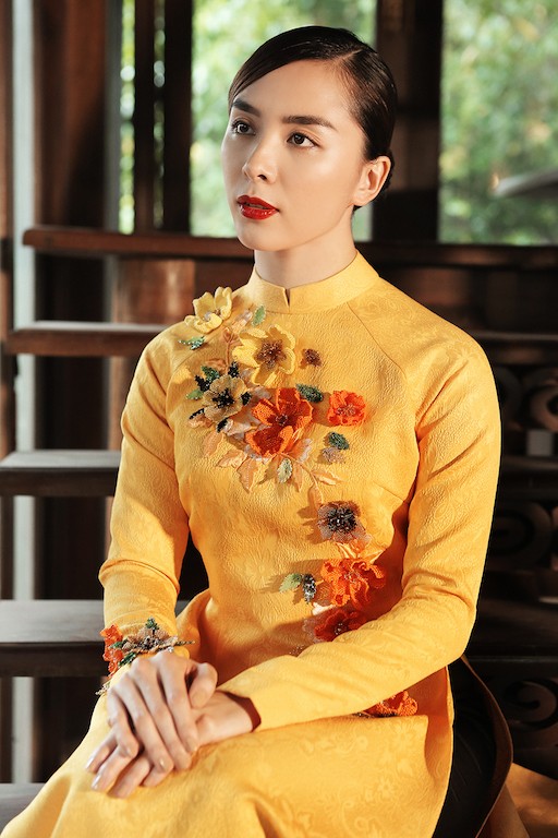 Dàn hoa hậu, á hậu hội ngộ tôn vinh áo dài - ảnh 4