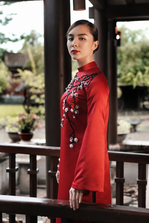 Dàn hoa hậu, á hậu hội ngộ tôn vinh áo dài - ảnh 5