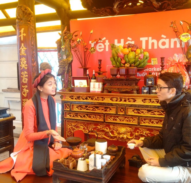 Tái hiện chợ Tết Hà thành giữa lòng Hà Nội - ảnh 3