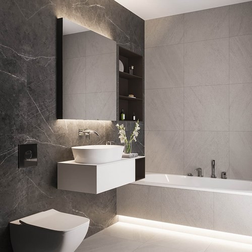 Căn hộ màu xám biểu hiện uy quyền cho quý ông thành đạt - ảnh 2