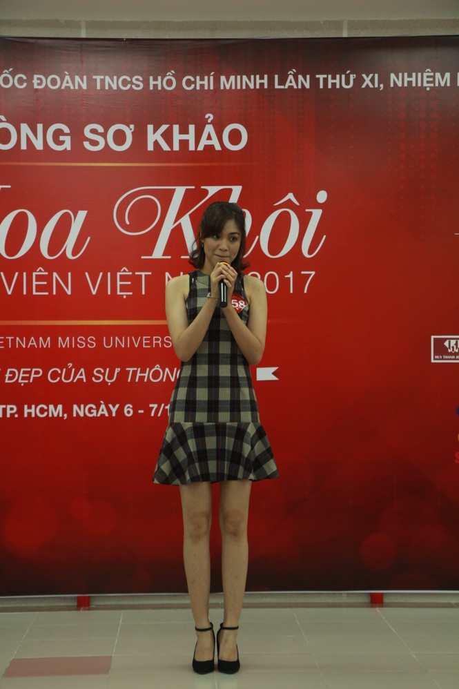 Nữ sinh duyên dáng, tự tin thi tài Hoa khôi sinh viên Việt Nam 2017 100