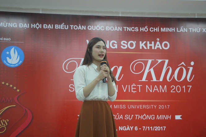 Nữ sinh duyên dáng, tự tin thi tài Hoa khôi sinh viên Việt Nam 2017 6