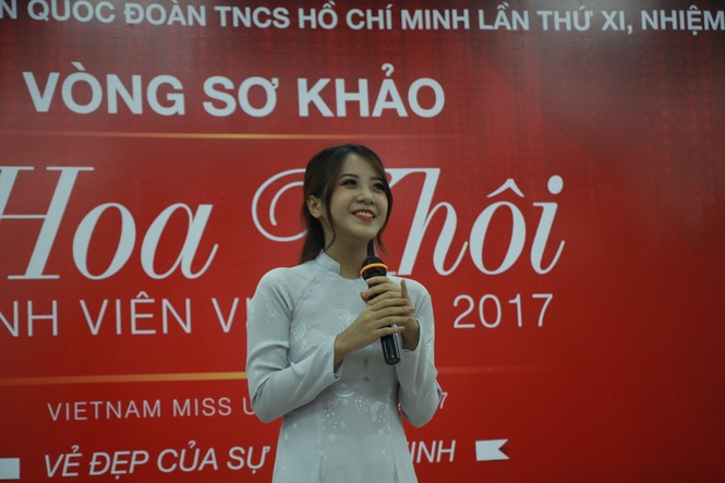 Nữ sinh duyên dáng, tự tin thi tài Hoa khôi sinh viên Việt Nam 2017 63