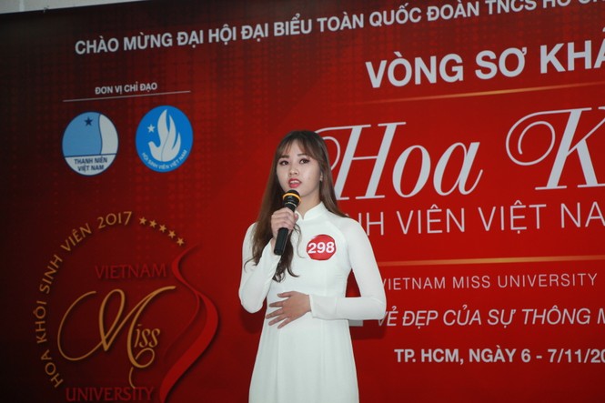 Nữ sinh duyên dáng, tự tin thi tài Hoa khôi sinh viên Việt Nam 2017 113