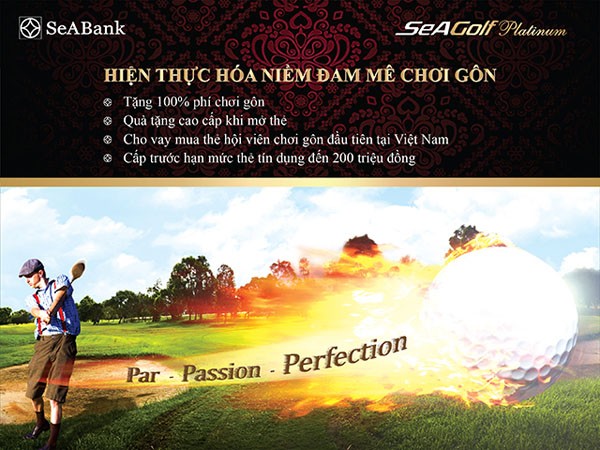 Seabank ra mắt thẻ quốc tế Seagolf Platium dành riêng cho gôn thủ - ảnh 1