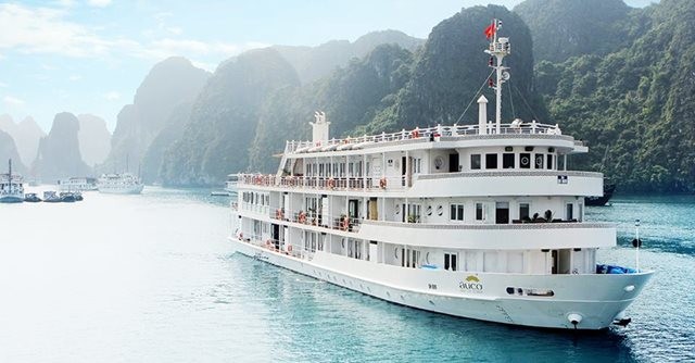 Chiêm ngưỡng những du thuyền 5* tại Hạ Long - ảnh 1