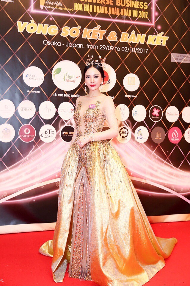 Ngọc Quỳnh đăng quang Á hậu 1 Ms Universe Business 2017 tại Nhật Bản - ảnh 5
