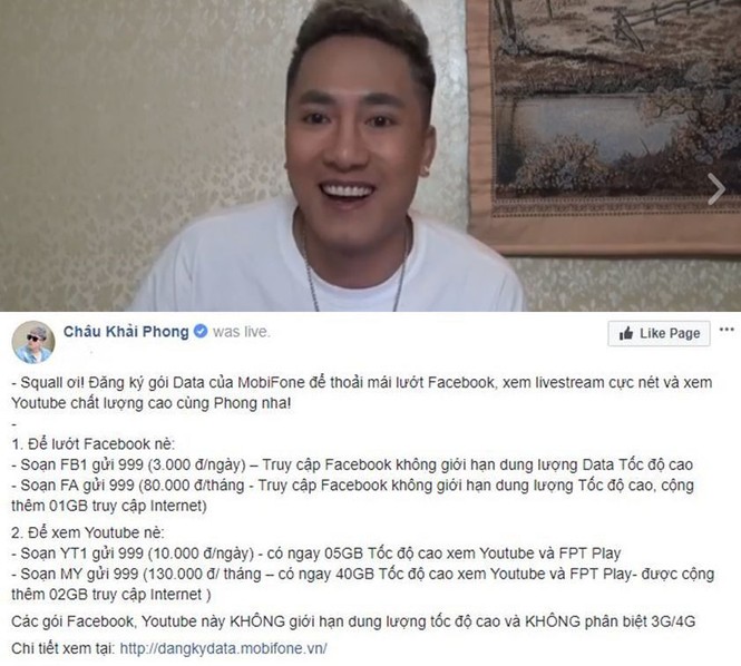 Châu Khải Phong livestream bằng 4G MobiFone, “bật mí” ca khúc mới - ảnh 2