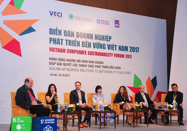 Diễn đàn doanh nghiệp phát triển bền vững 2017: Nhiều con số đáng mừng - ảnh 2