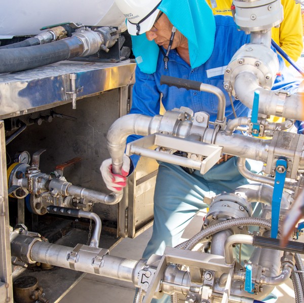 GPP Cà Mau xuất thử nghiệm thành công chuyến hàng LPG đầu tiên - ảnh 1