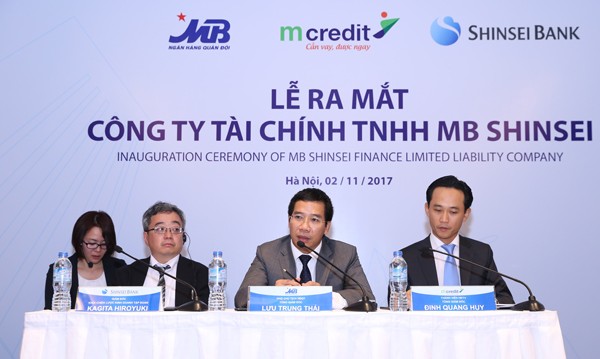 Ra mắt công ty tài chính TNHH MB Shinsei - ảnh 1