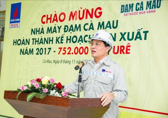 Đạm Cà Mau hoàn thành sớm chỉ tiêu sản xuất 2017 - ảnh 1