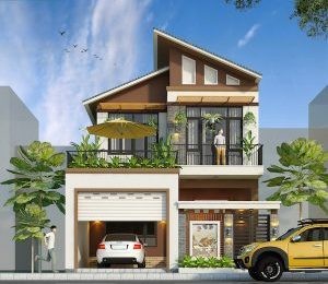 Biệt thự 2 tầng hợp phong thủy, có gara xế hộp - ảnh 3