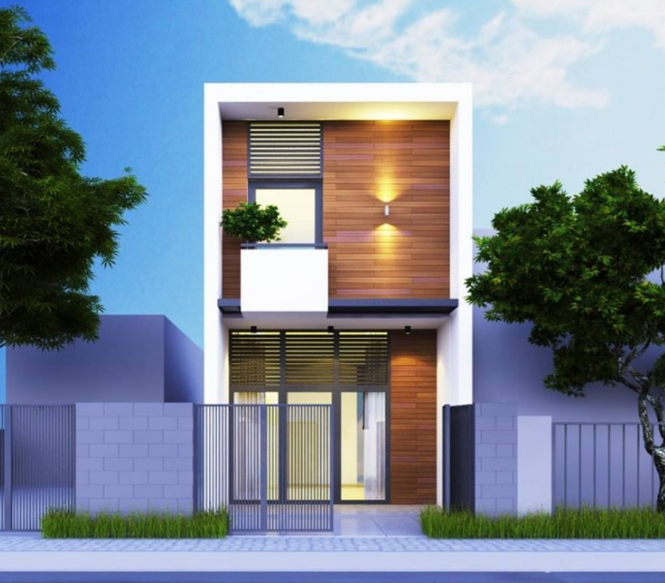 Gợi ý mẫu nhà phố 2 tầng với 250 triệu đồng - ảnh 1