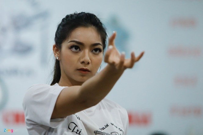 Con gái đại sư Nam Anh luyện quyền ở Sài Gòn - ảnh 3