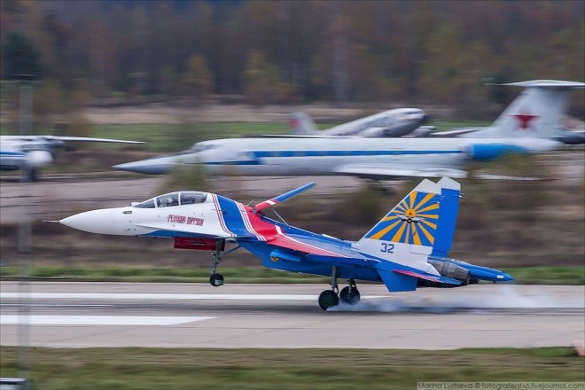 Phi đội trình diễn không quân Nga nhận tiêm kích Su-30SM - ảnh 1