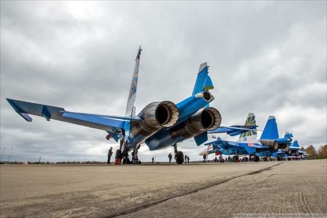 Phi đội trình diễn không quân Nga nhận tiêm kích Su-30SM - ảnh 5