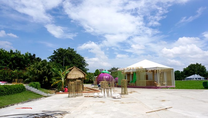 Không khí sôi động của Bình Dương trước giờ khai mạc Festival Đờn ca tài tử lần 2 - ảnh 2
