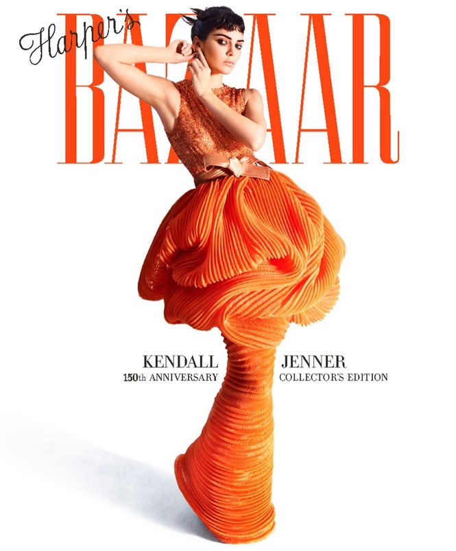 Em gái Kim Kardashian quyến rũ quyền lực trên bìa Bazaar - ảnh 5