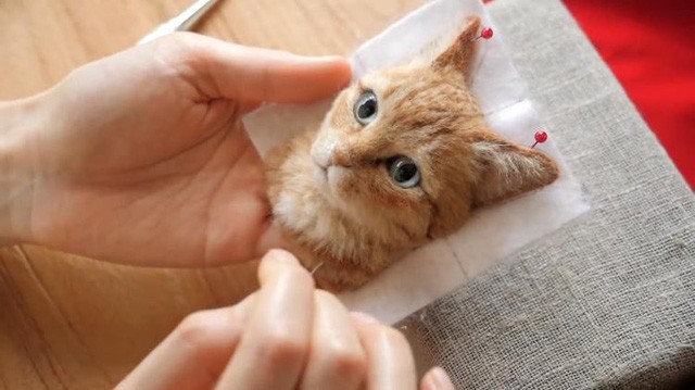 Ngất ngây với tranh 3D siêu thực làm từ lông cừu của nghệ sĩ Nhật Bản - ảnh 4
