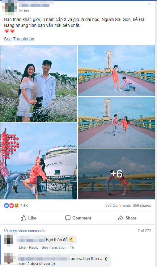 Chụp ảnh bên nhau quá đẹp, cặp đôi bạn thân khác giới bất ngờ nhận...