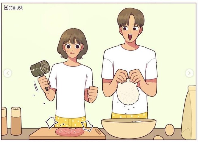 Bộ tranh dễ thương ghi lại những hành động mà cặp đôi đang yêu nào cũng nên làm cùng nhau - ảnh 1