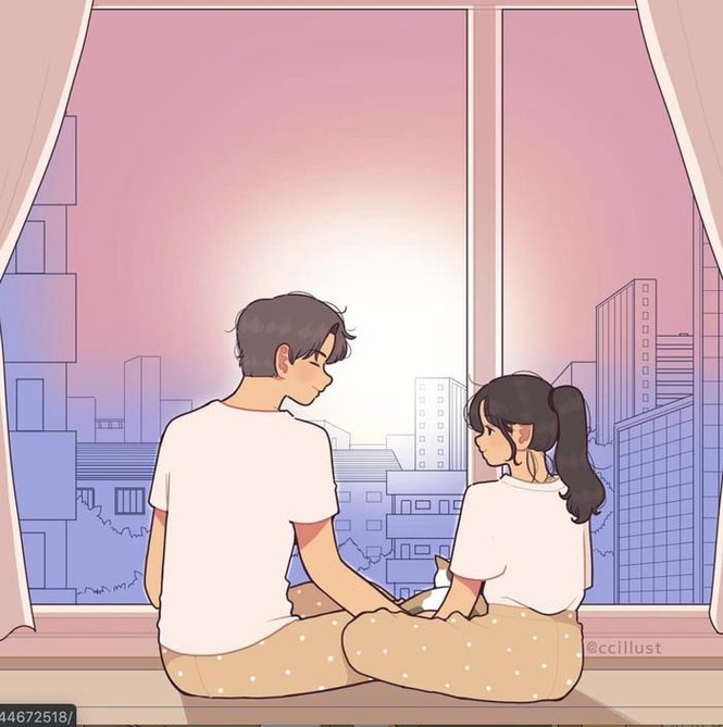 Bộ tranh dễ thương ghi lại những hành động mà cặp đôi đang yêu nào cũng nên làm cùng nhau - ảnh 3