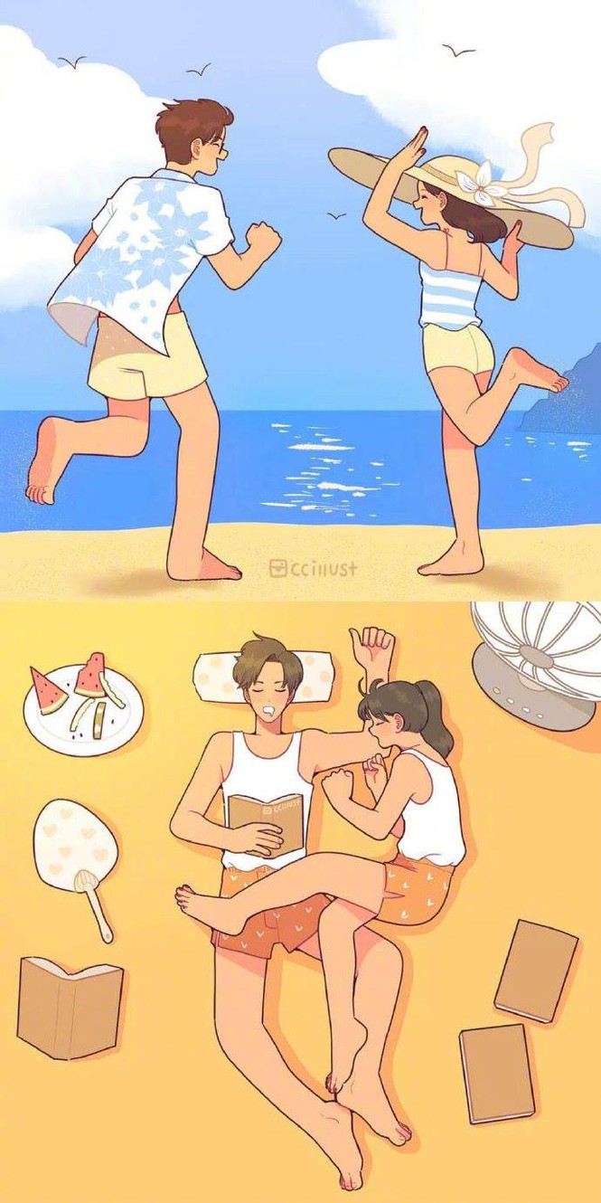 Bộ tranh dễ thương ghi lại những hành động mà cặp đôi đang yêu nào cũng nên làm cùng nhau - ảnh 11