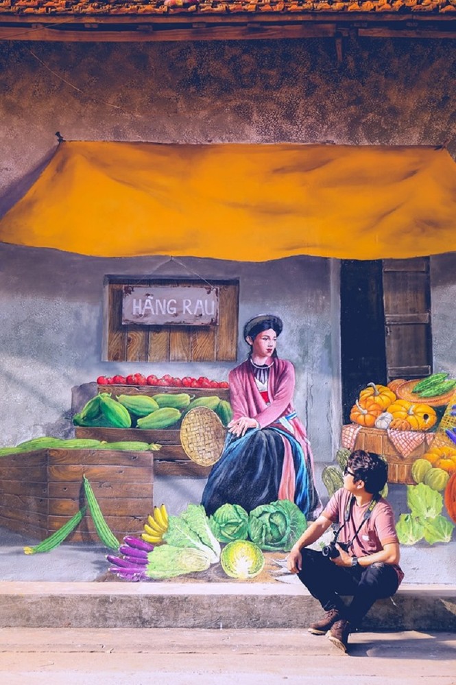 Xuất hiện làng bích họa đầu tiên ở Hà Nội