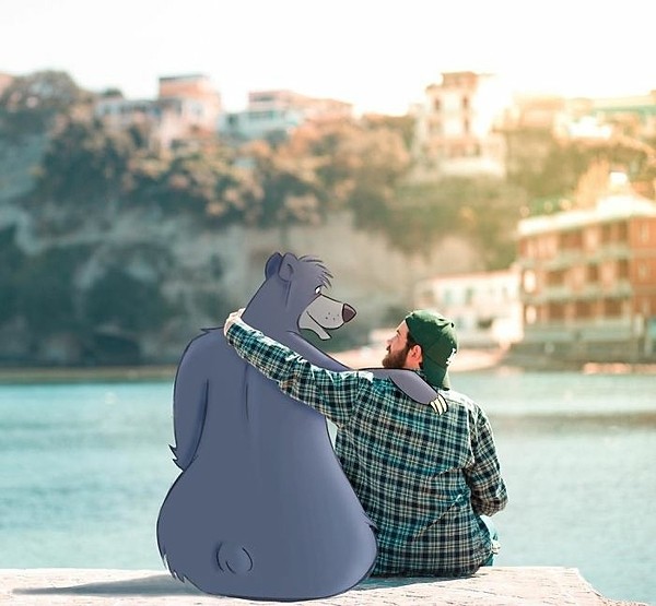Đi chơi cùng nhân vật Disney qua tài photoshop đỉnh cao của chàng hoạ sĩ người Ý - ảnh 1