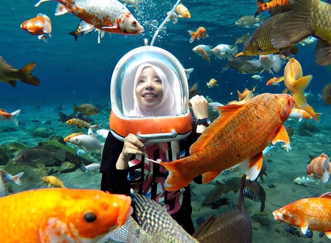 Biến ao nước ô nhiễm thành ngôi sao mạng xã hội ở Indonesia - ảnh 7