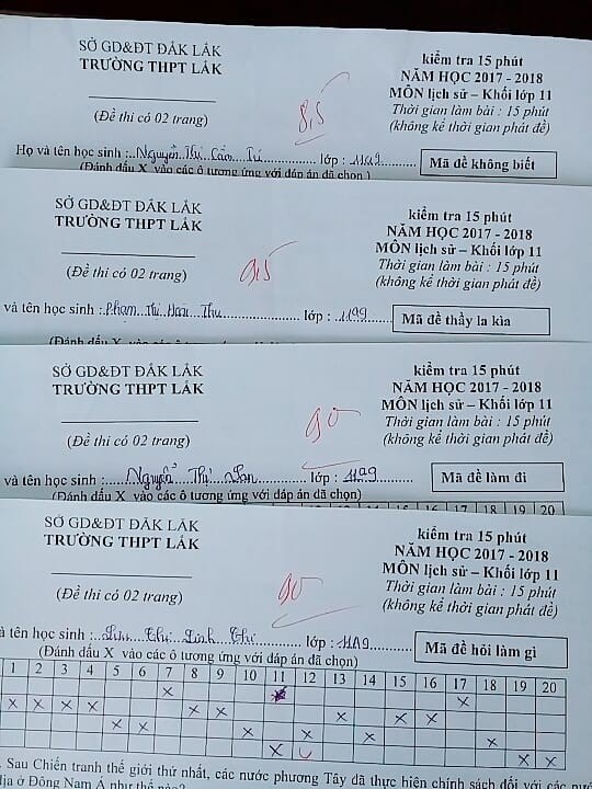 Khi mã đề được giáo viên nâng lên một tầm cao mới, teen tinh quái đến đâu cũng phải