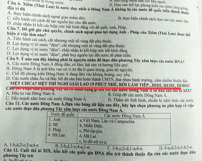 Thầy giáo dạy Sử nắm bắt được tâm lý học trò: