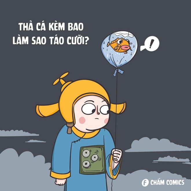 Dân mạng hào hứng chế ảnh ngày thả cá chép tiễn ông Táo về trời - ảnh 2